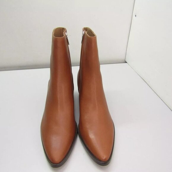 NEW MADEWELL Womens Pointy-Toe Chelsea Boots Size 11 Low-Heel Ankle Brown - Picture 3 of 6